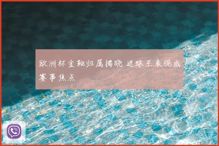 欧洲杯金靴归属揭晓 进球王表现成赛事焦点