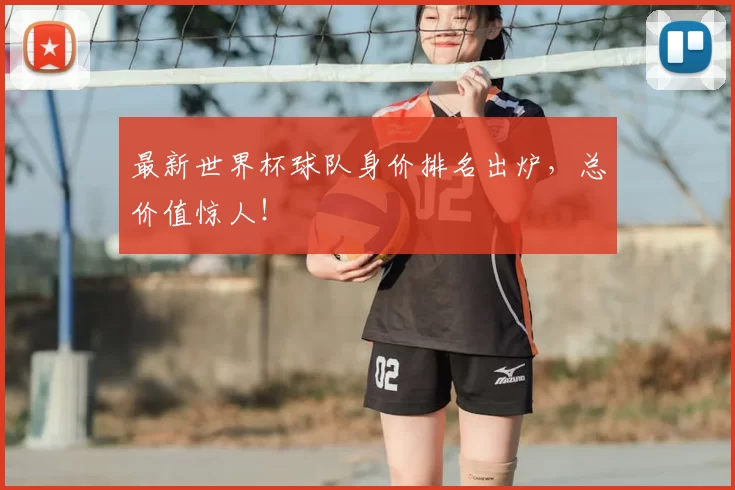 最新世界杯球队身价排名出炉,总价值惊人!