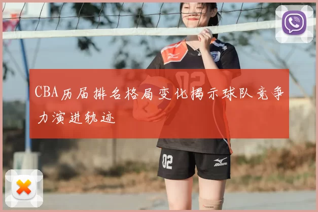 CBA历届排名格局变化揭示球队竞争力演进轨迹